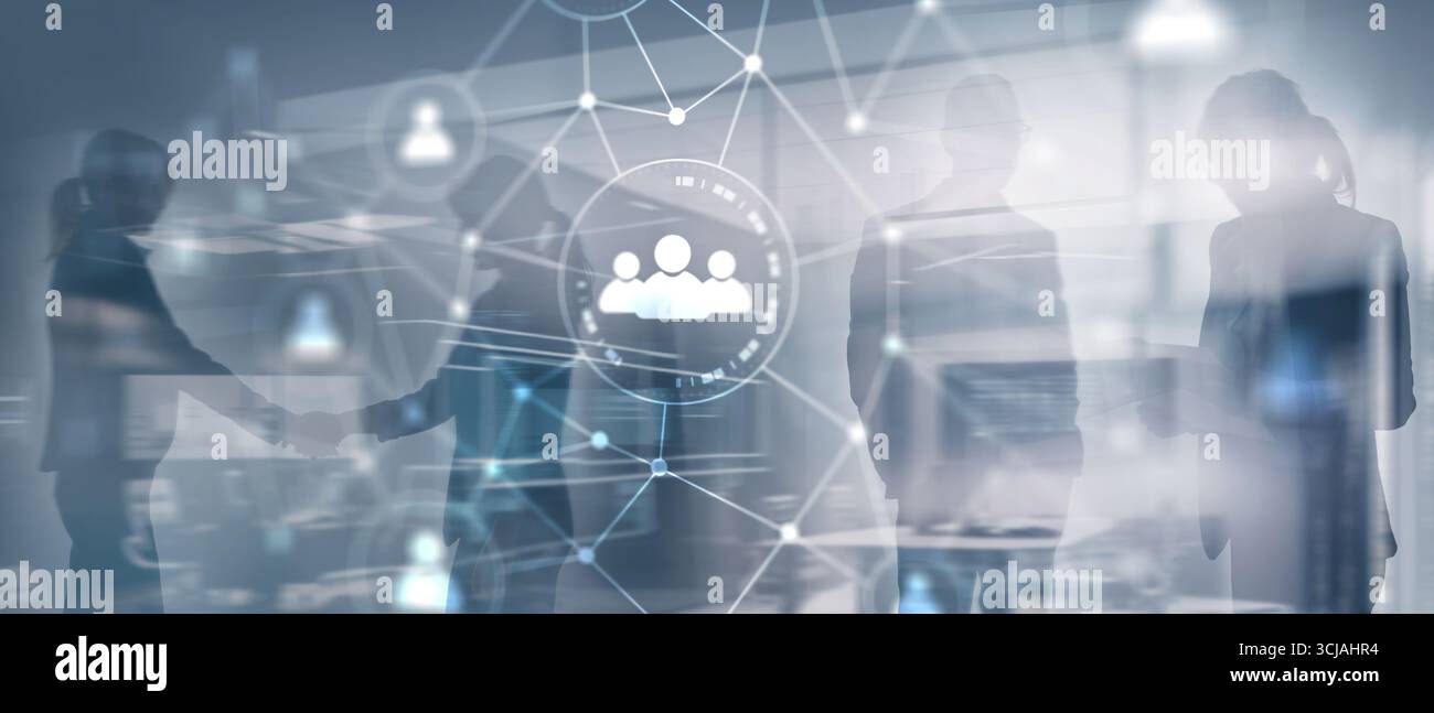 Gestion des ressources humaines. Recrutement RH. Concept d'assistance aux employés. Banque D'Images