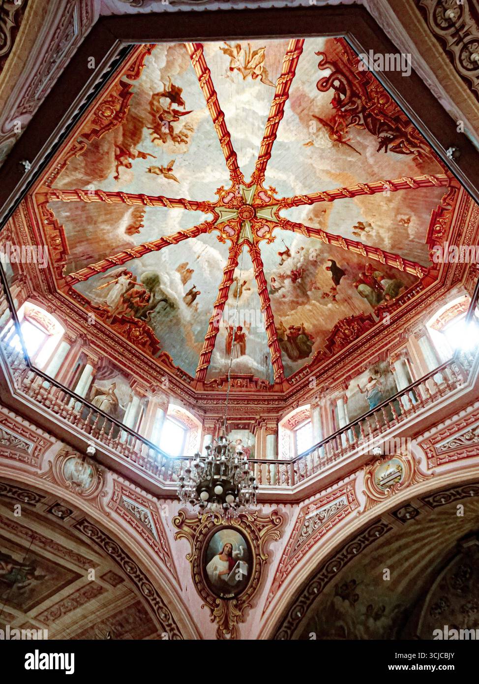 Trésor culturel national, église Betis, chapelle Sixtine des Philippines, église paroissiale Santiago Apostol Banque D'Images