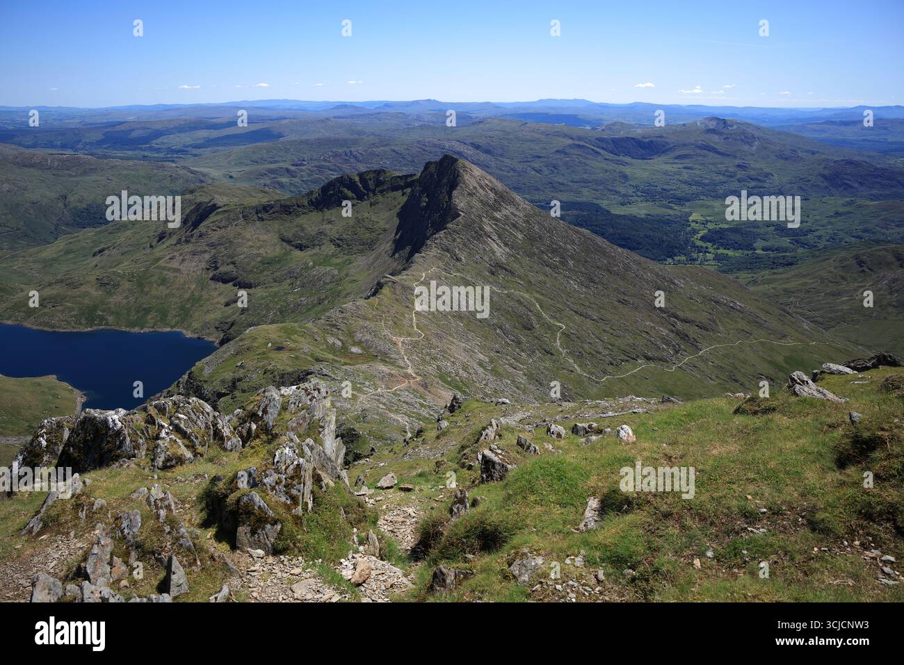 Mount y Lliwedd, Snowdonia, juillet 2025 Banque D'Images