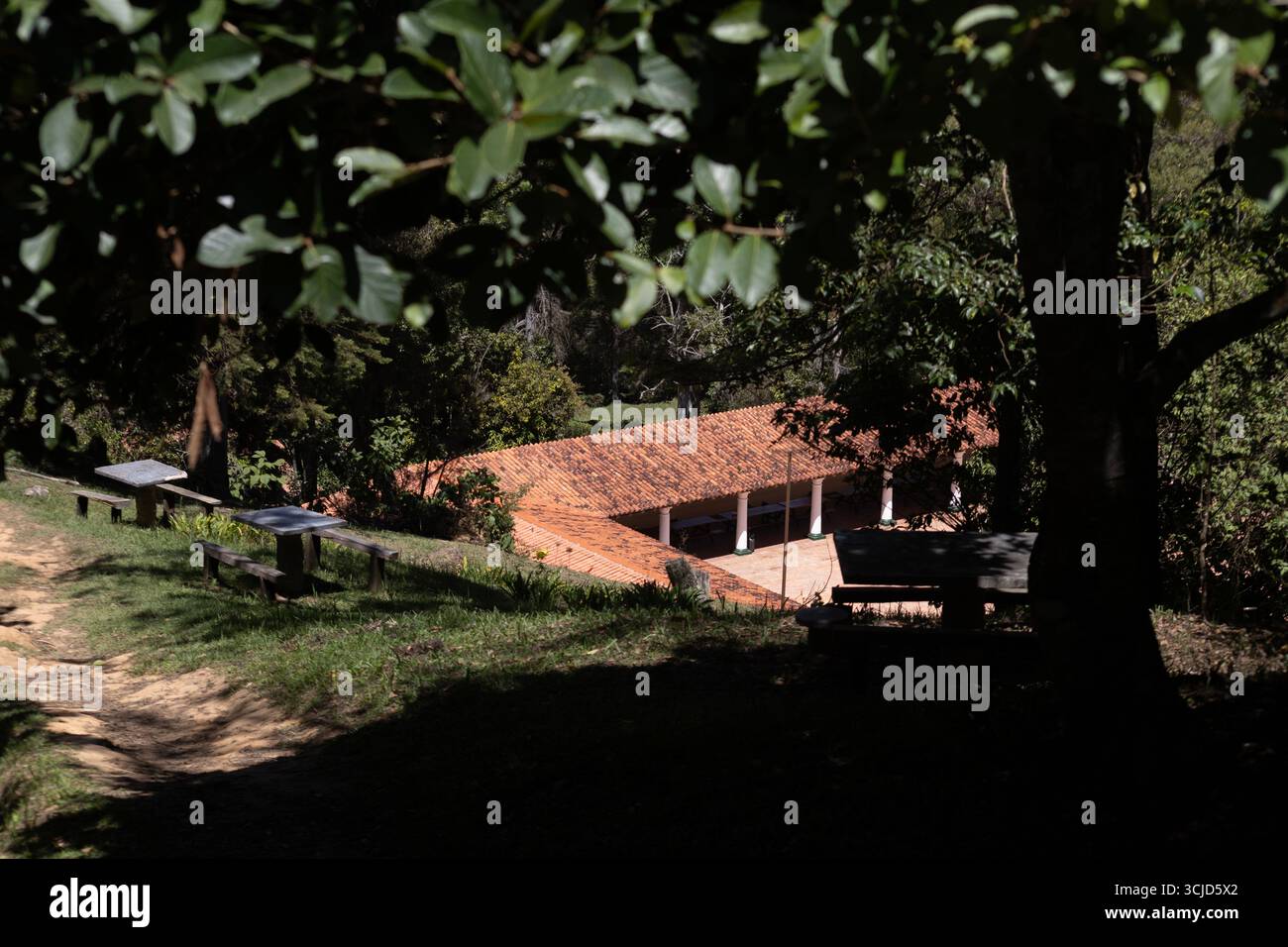 Sentiers de randonnée et de loisirs dans le poumon vert de la ville. Randonnées dans le parc national Waraira Repano. Voyage à travers Caracas, Venezuela, Cerro el Áv Banque D'Images