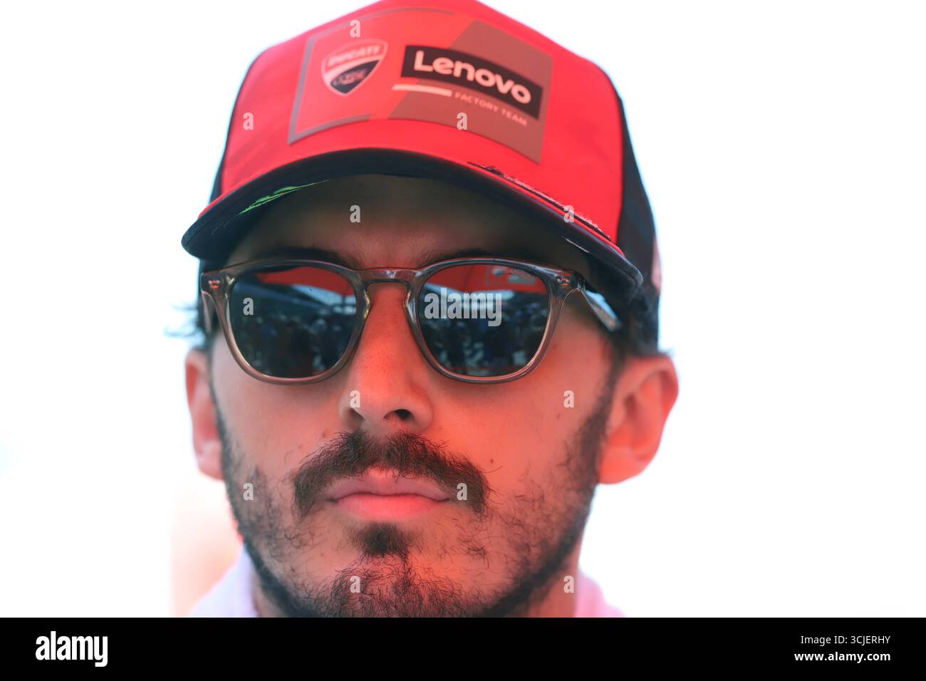 Sabadell, Barcelone, Espagne. 6 septembre 2025. Montmelo Espagne 06 septembre 2025 Francesco Bagnaia (63 IT Ducati) regarde lors de la course de sprint au Grand Prix MotoGP de Catalogne 2025 à Montmelo Espagne le 06 septembre 2025 (crédit image : © Xavi Urgeles/ZUMA Press Wire) USAGE ÉDITORIAL SEULEMENT ! Non destiné à UN USAGE commercial ! Crédit : ZUMA Press, Inc/Alamy Live News Banque D'Images