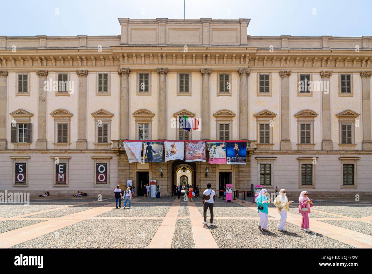 Palazzo Reale Di Milano, Piazza Del Duomo, Milan, Italie Banque D'Images