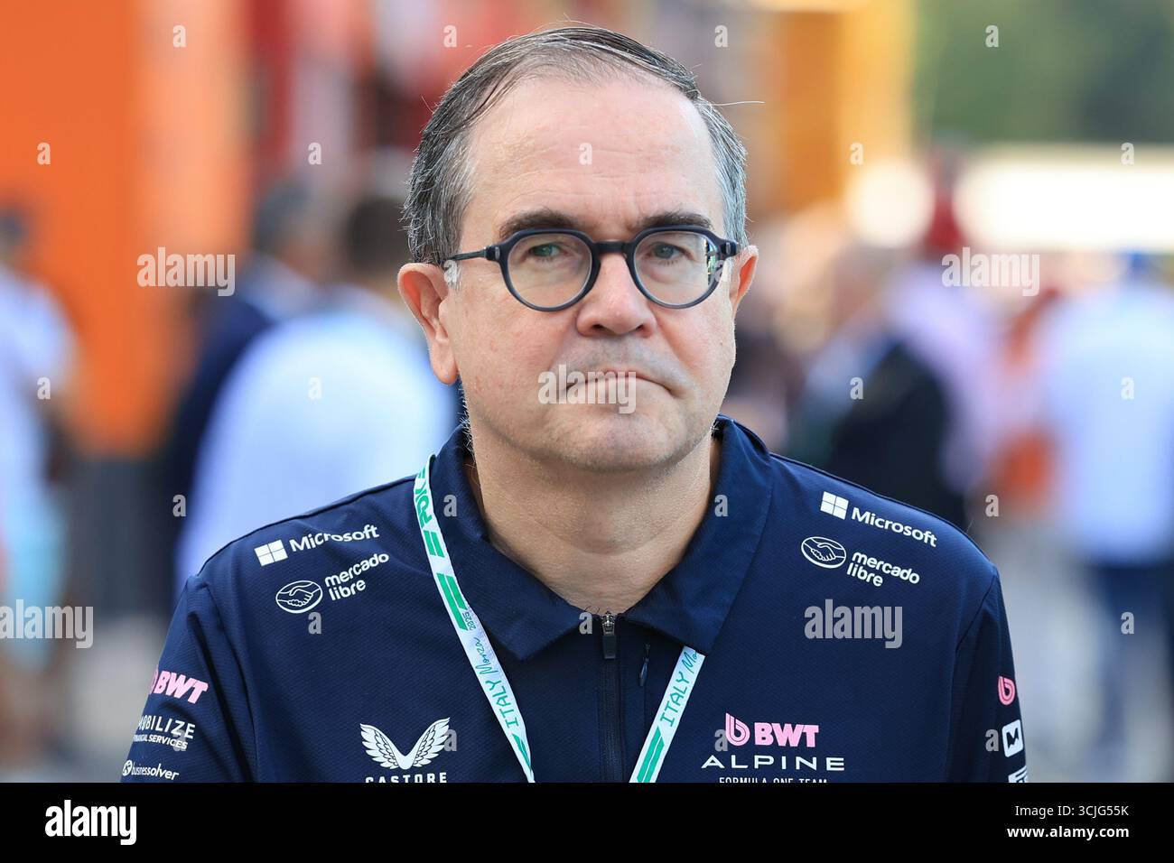 Autodromo Nazionale Monza, Monza, Italie. 7 septembre 2025. Grand Prix d'Italie de formule 1 2025 Race Day ; Directeur général de Renault, François Provost crédit : action plus Sports/Alamy Live News Banque D'Images