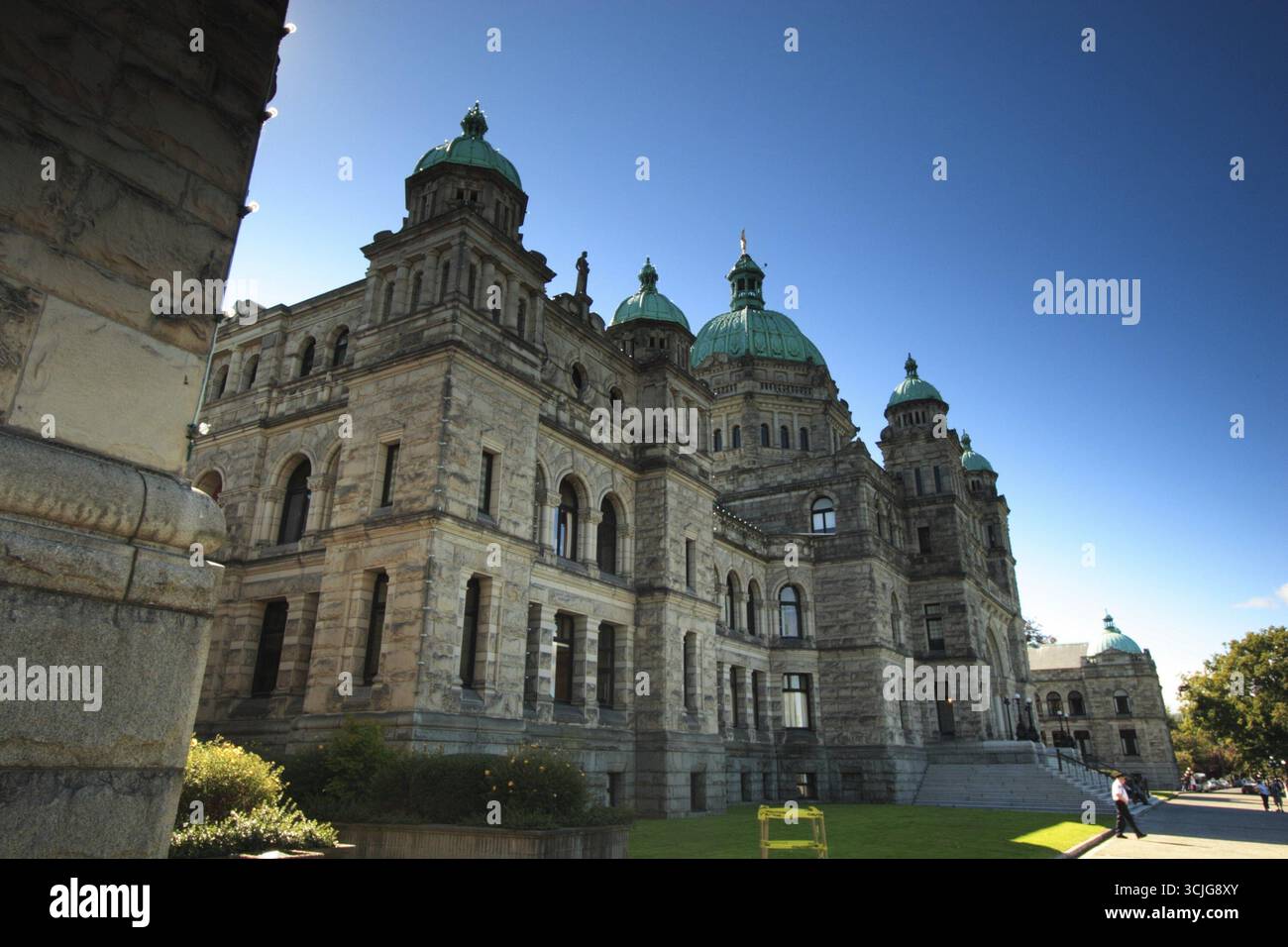 Bâtiment du Parlement à Victoria, Canada Banque D'Images