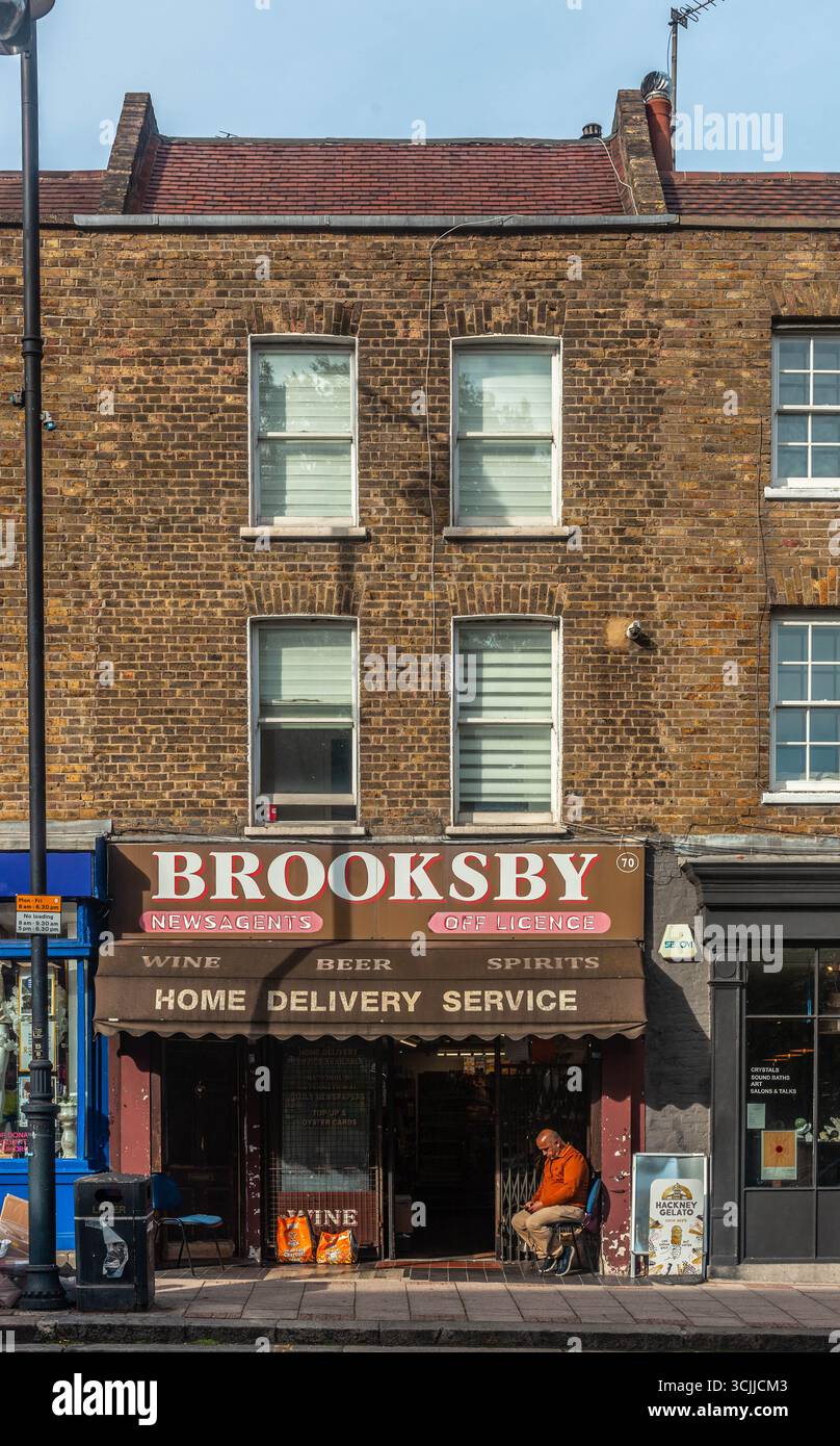 Brooksby Newsagent, Highgate, Londres, Angleterre, Royaume-Uni. Banque D'Images