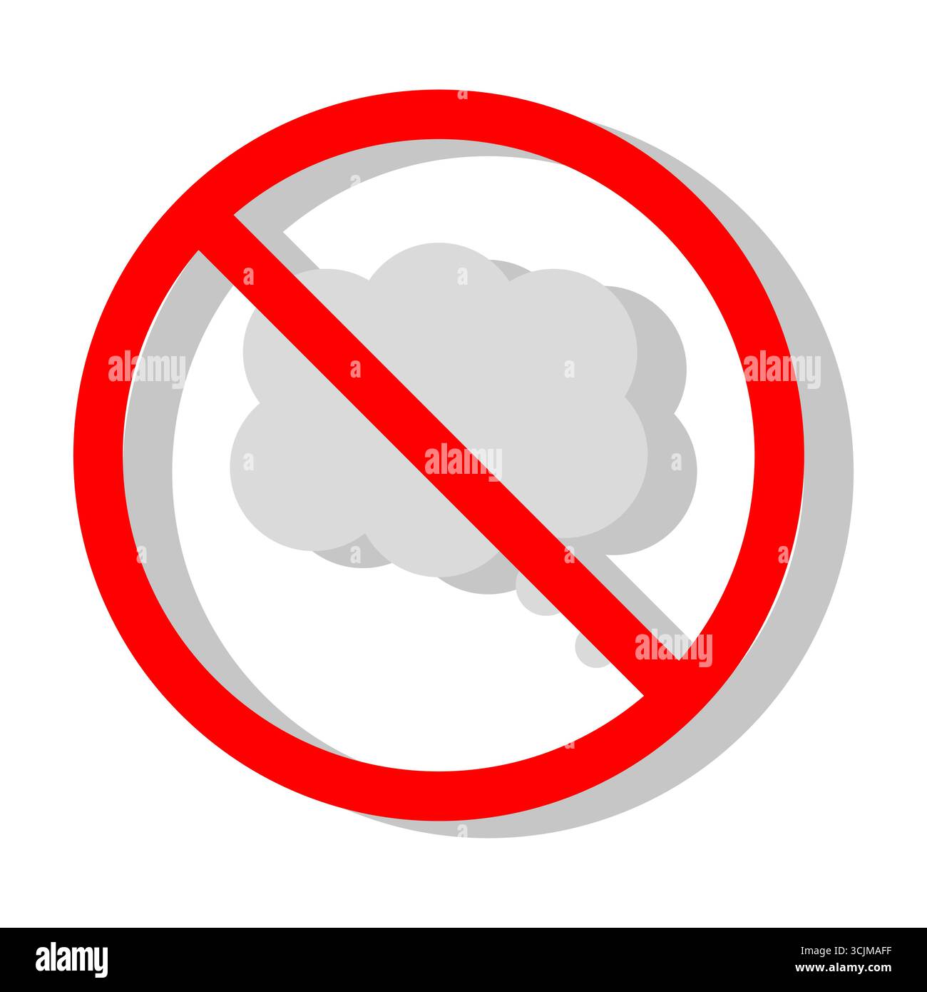 Aucune icône de parole. Panneau de dialogue interdit. Symbole de communication interdite. Illustration vectorielle. SPE 10. Illustration de Vecteur