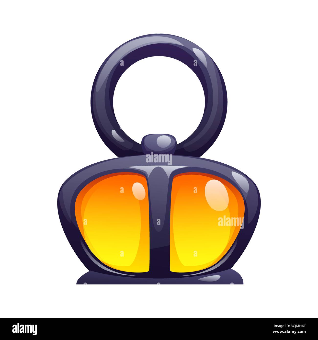 Pirates police ou caricature corsaires caribéens police, typographie de type vectoriel. Numéro 8 huit en forme de lampe lanterne médiévale ou lampe torche à bougie pour police pirate maritime ou police corsaire Illustration de Vecteur