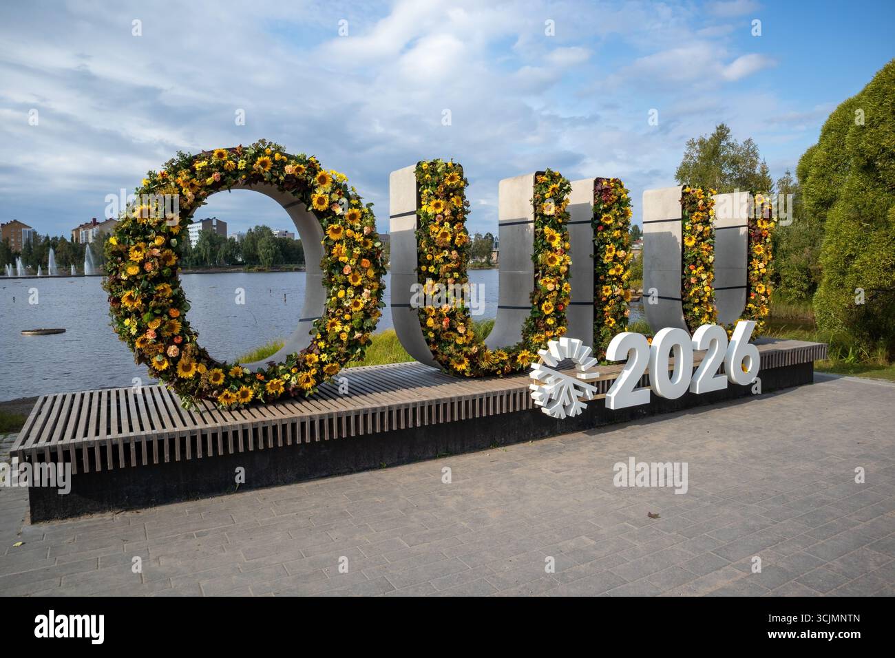 Oulu, capitale européenne de la culture 2026 Banque D'Images