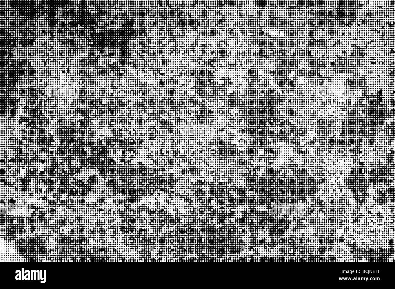 Texture de rouille bruyante granuleuse pointillée. Fond texturé à pois abstrait stipple Illustration de Vecteur
