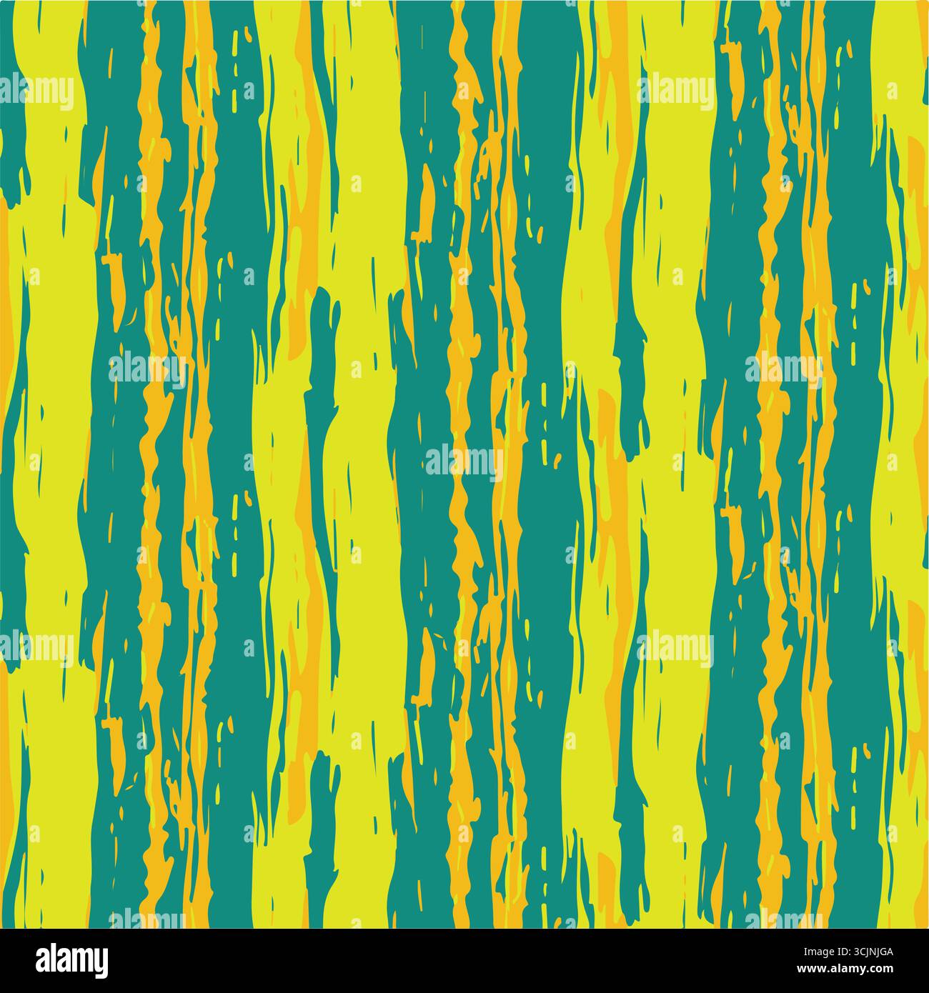 Motif floral tropical coloré moderne. Joli motif abstrait botanique contemporain sans couture. Imprimé unique dessiné à la main. Illustration de Vecteur