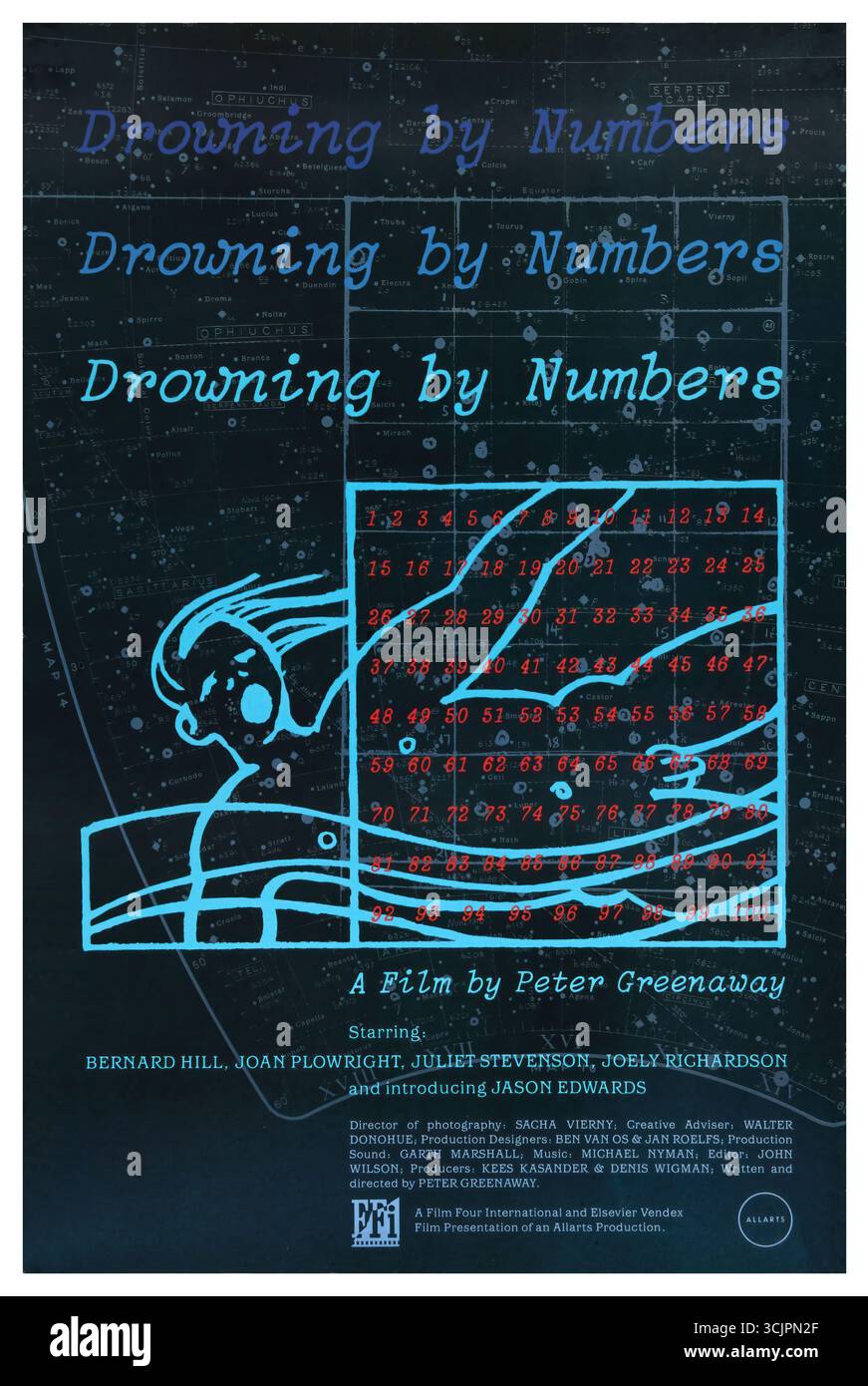 DROWNING BY NUMBERS (1988), réalisé par PETER GREENAWAY. Crédit : FILM FOUR INTERNATIONAL / album Banque D'Images