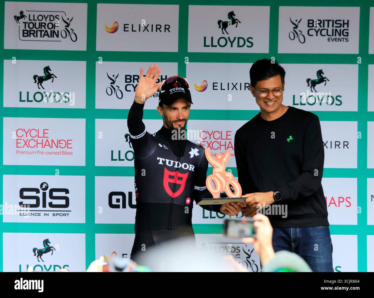 Julian Alaphilippe, 2025 Lloyds Tour of Britain, Cardiff, 7 septembre 2025 Banque D'Images