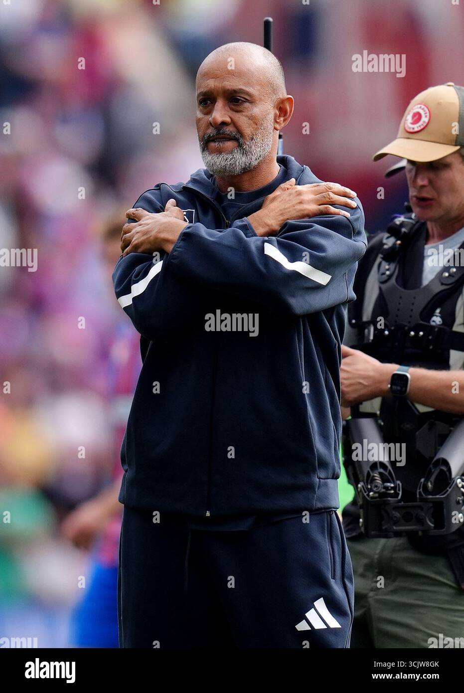 Dossier photo du 09/09/25 de Nuno Espirito Santo. Nottingham Forest a limogé l'entraîneur-chef Nuno Espirito Santo à la suite d'une rupture de sa relation avec le propriétaire du club Evangelos Marinakis. Date d'émission : mardi 9 septembre 2025. Banque D'Images