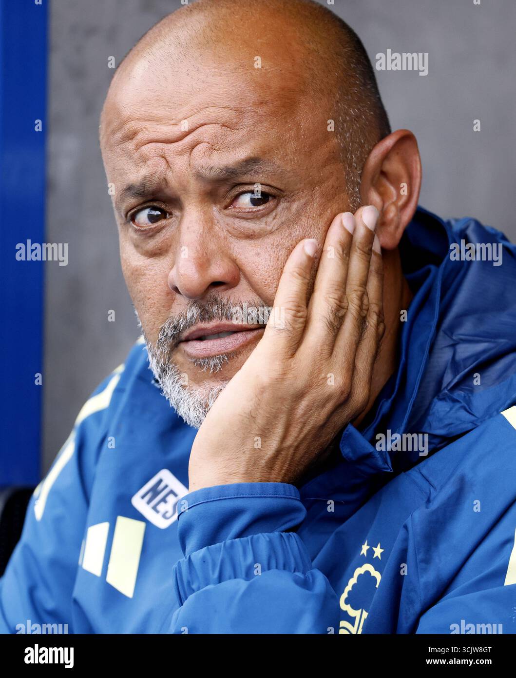 Dossier photo du 09/09/25 de Nuno Espirito Santo. Nottingham Forest a limogé l'entraîneur-chef Nuno Espirito Santo à la suite d'une rupture de sa relation avec le propriétaire du club Evangelos Marinakis. Date d'émission : mardi 9 septembre 2025. Banque D'Images
