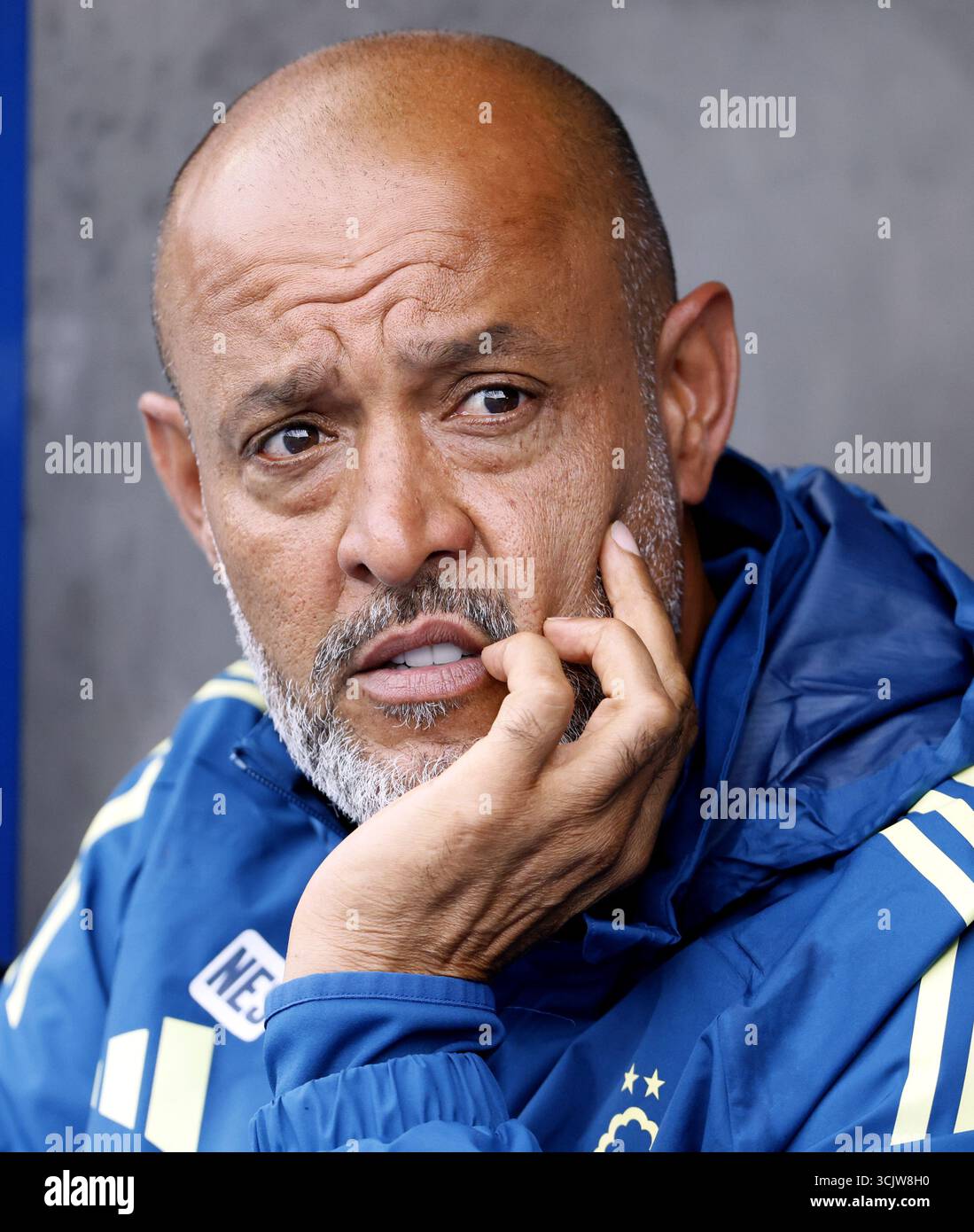Dossier photo du 09/09/25 de Nuno Espirito Santo. Nottingham Forest a limogé l'entraîneur-chef Nuno Espirito Santo à la suite d'une rupture de sa relation avec le propriétaire du club Evangelos Marinakis. Date d'émission : mardi 9 septembre 2025. Banque D'Images