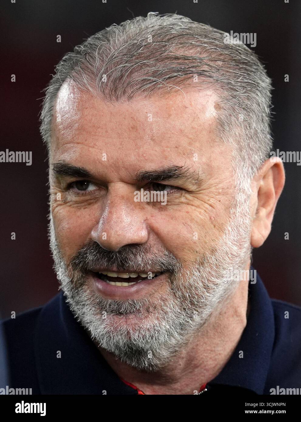 Dossier photo du 21/05/25 de Ange Postecoglou. Nottingham Forest devrait nommer l'ancien patron de Tottenham Ange Postecoglou pour remplacer Nuno Espirito Santo. Nuno a été limogé lundi soir suite à une rupture de sa relation avec le propriétaire Evangelos Marinakis. Date d'émission : mardi 9 septembre 2025. Banque D'Images
