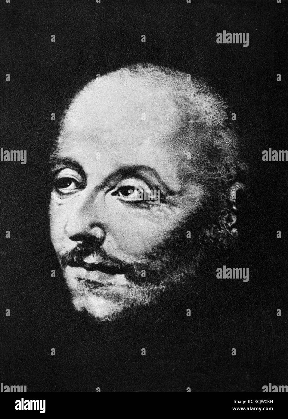 Portrait de St Ignazio, tableau de l'artiste espagnol Alonso Sanchez Coello, années 1500 Banque D'Images