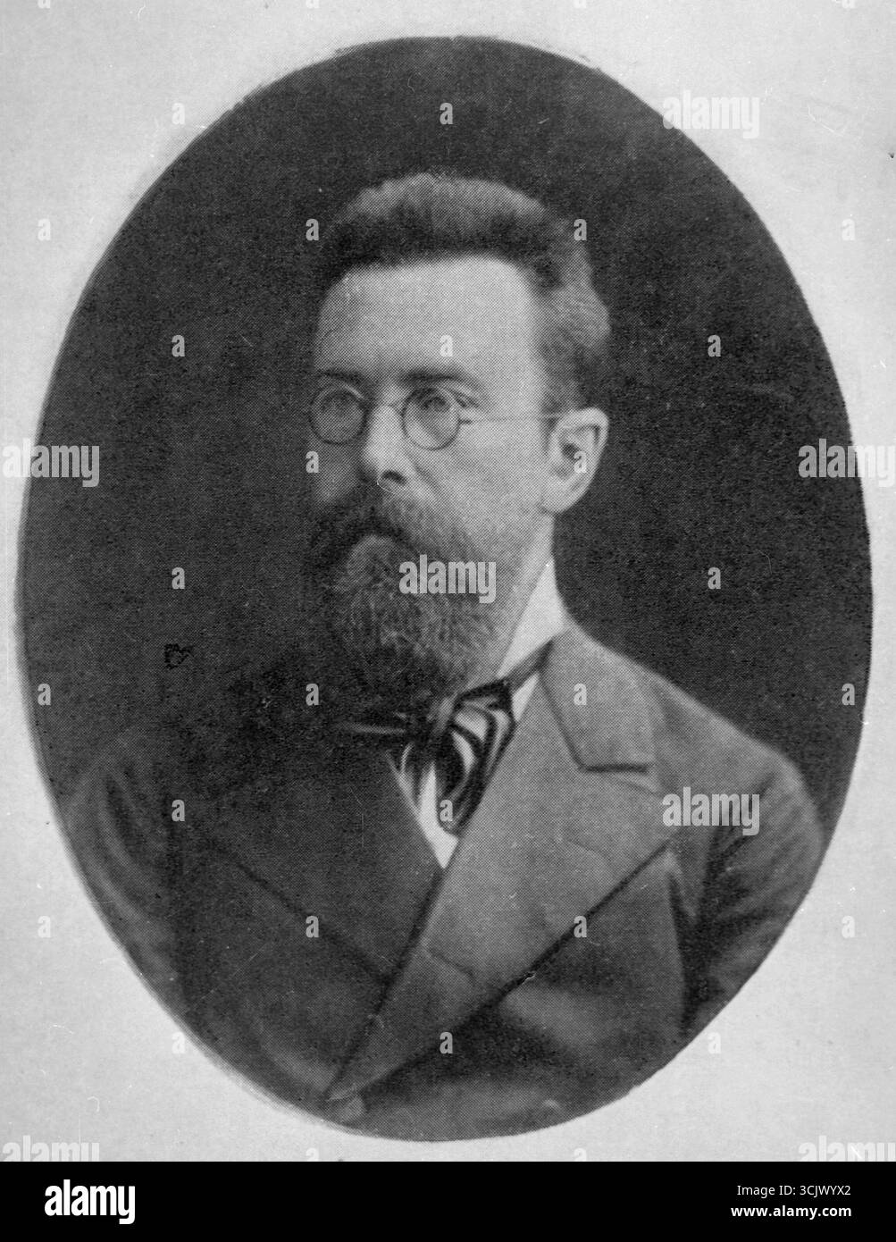 Portrait du compositeur russe Nikolai Rimsky-Korsakov, années 1800 Banque D'Images