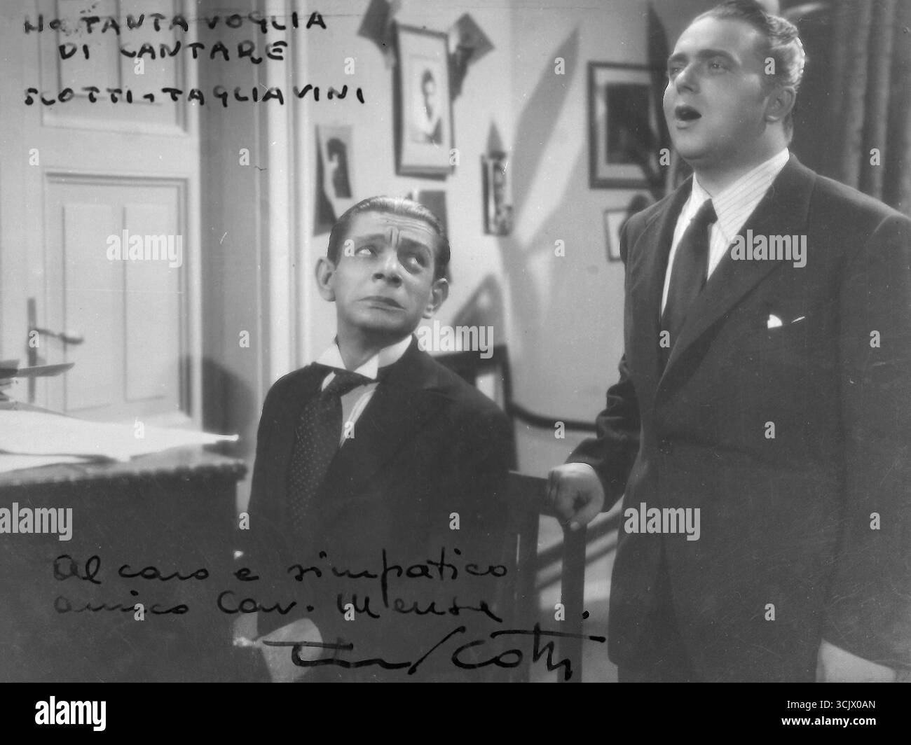 Chanteur italien Alberto Rabagliati, Italie des années 1950 Banque D'Images