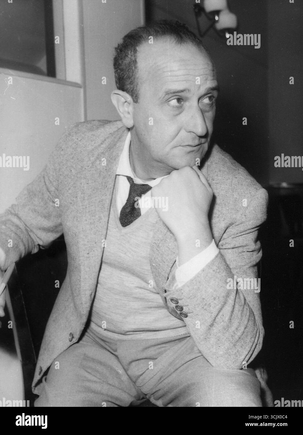 Acteur italien de scène et de cinéma Salvo Randone, années 1960 Banque D'Images