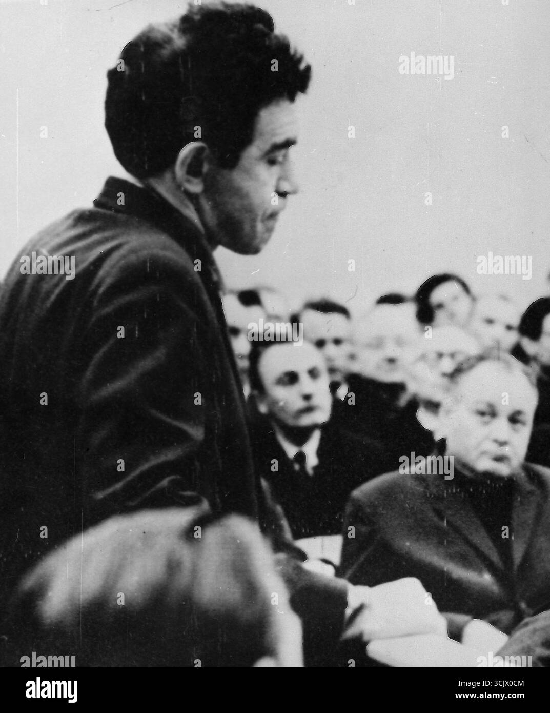 Soviétiques Andreï Sinyavsky et Yuli Daniel jugés pour infraction pénale, Moscou 1966 Banque D'Images