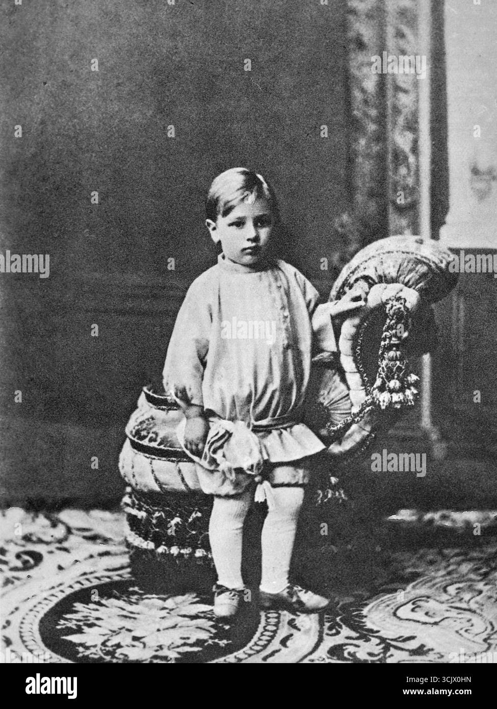 Compositeur russe Igor Stravinsky à 3 ans et demi, 1886 Banque D'Images