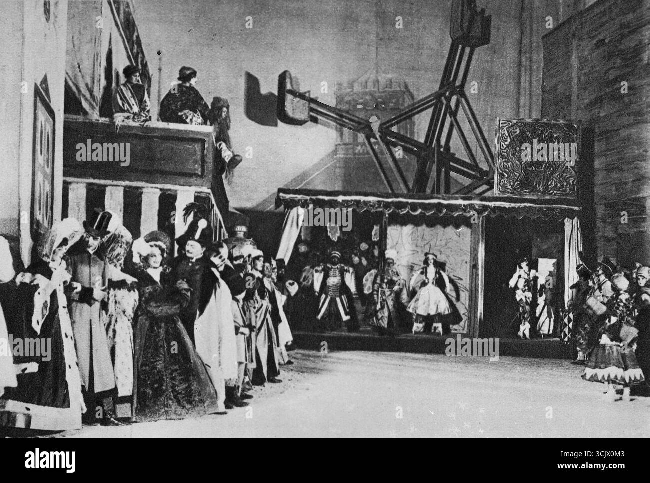 Scène du ballet russe Petrushka, 1925 Banque D'Images