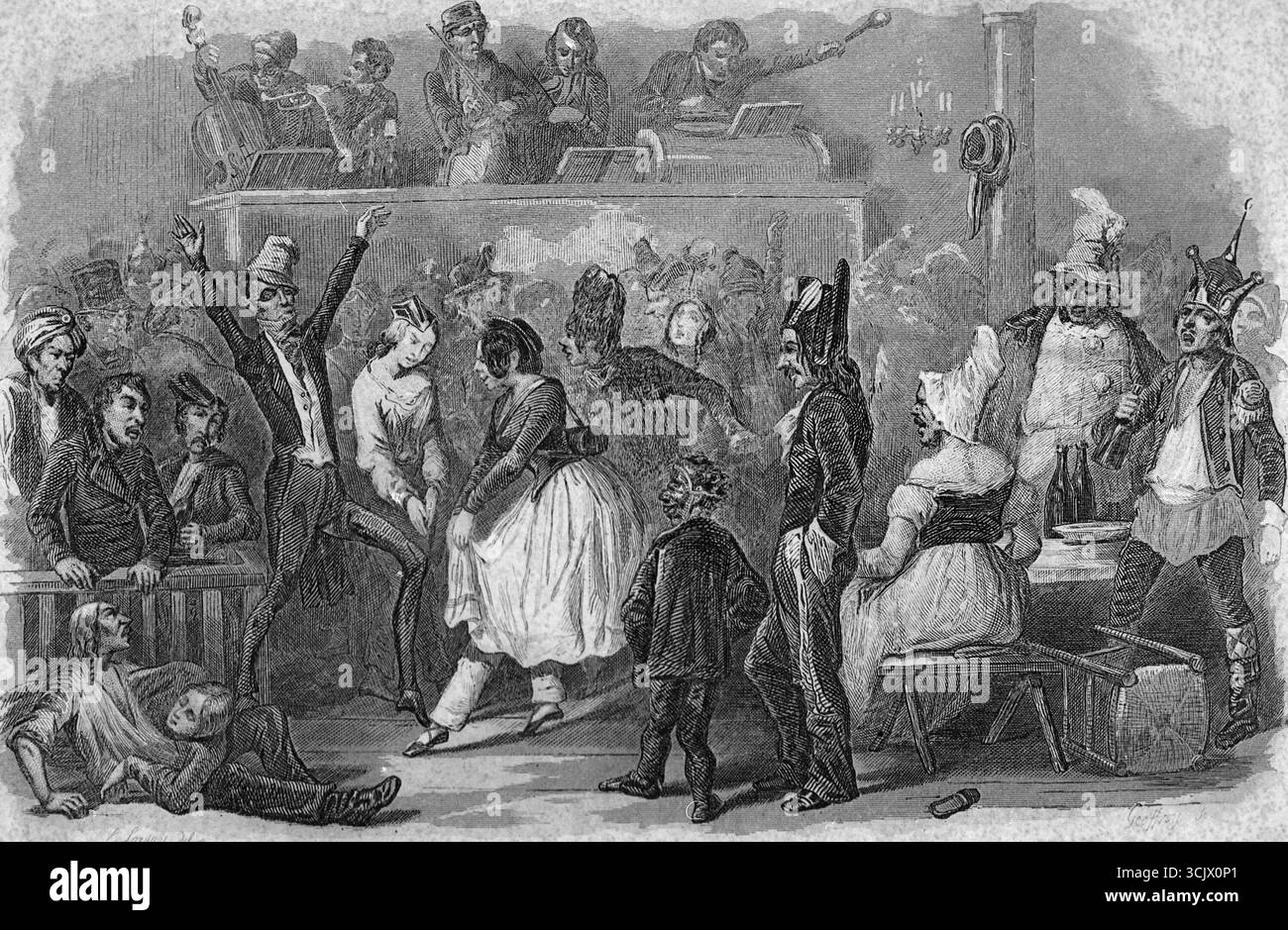 Le comte de St Rémy, illustration, France des années 1850 Banque D'Images