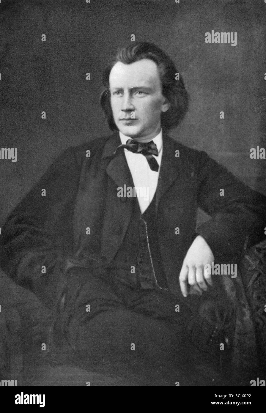 Compositeur allemand Johannes Brahms, années 1800 Banque D'Images