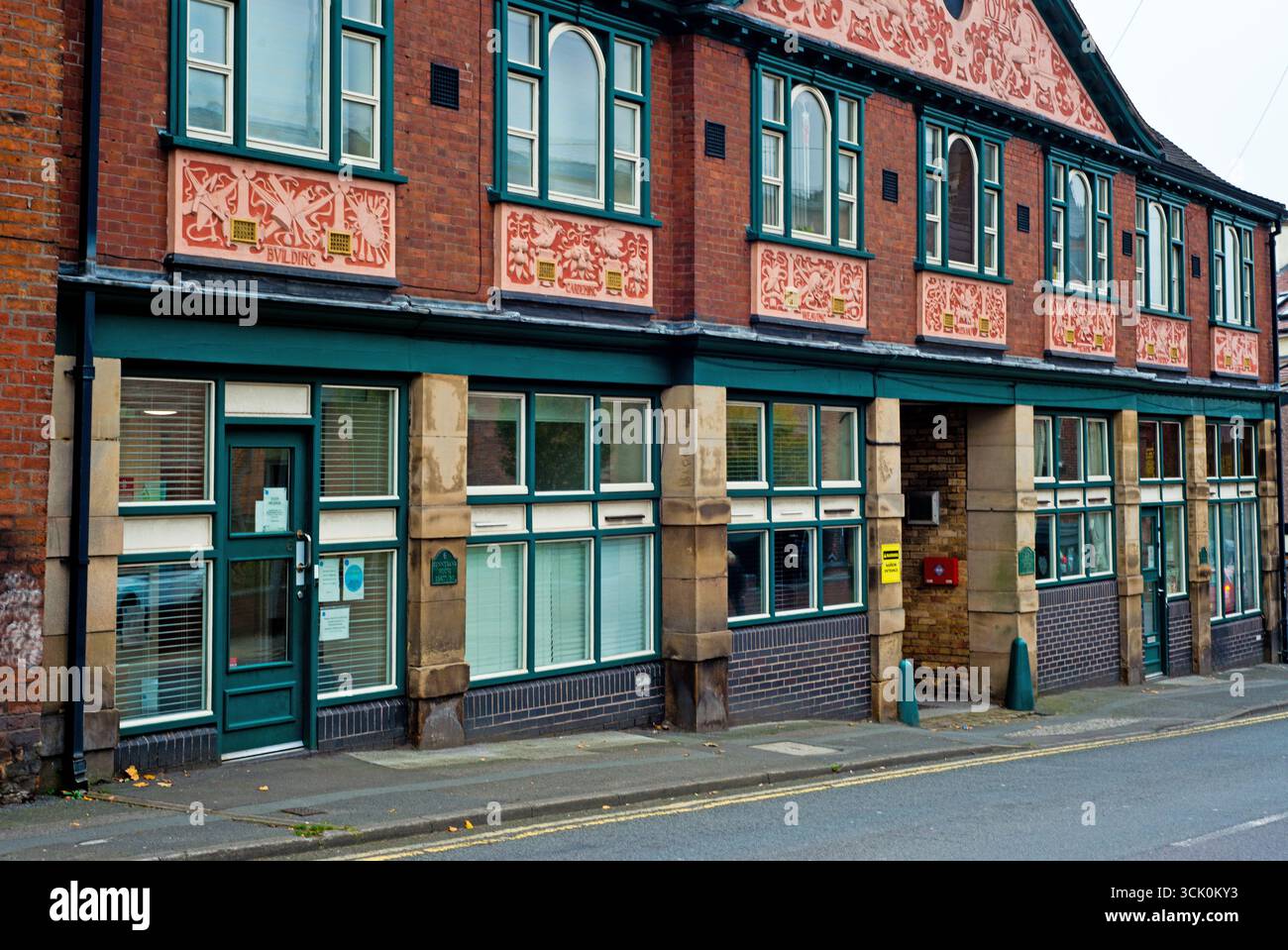 Ornate Building, Leek, Staffordshire, Angleterre Banque D'Images