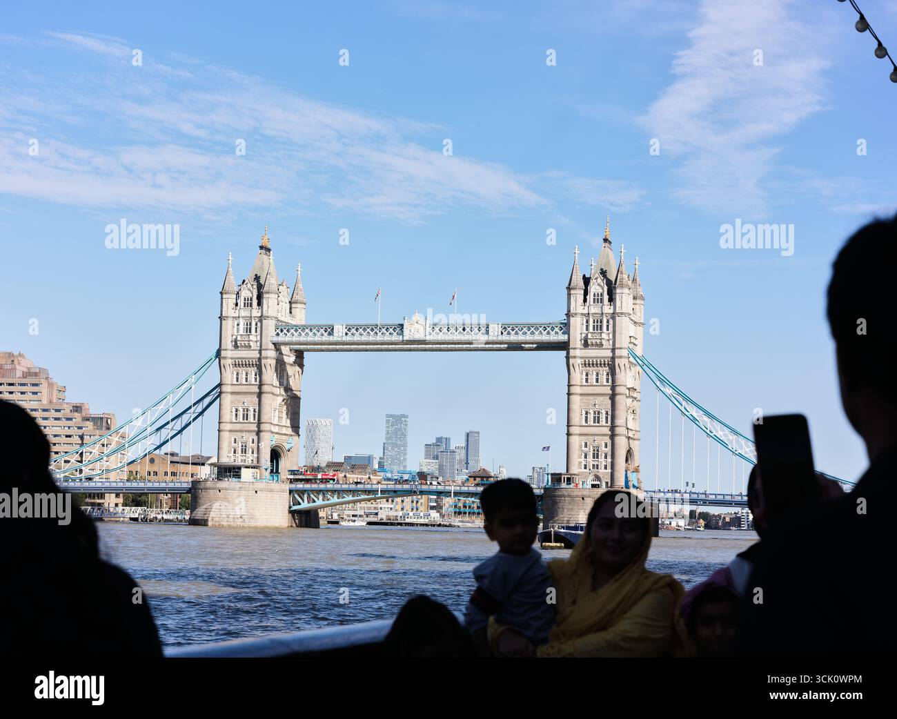 Tower Bridge sur la Tamise, Londres, Angleterre. Banque D'Images