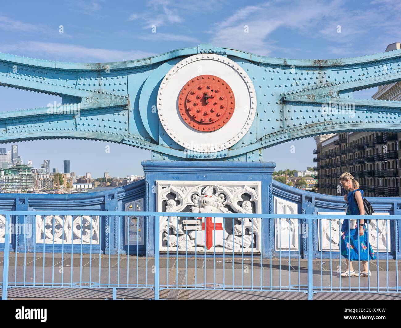 Tower Bridge sur la Tamise, Londres, Angleterre. Banque D'Images