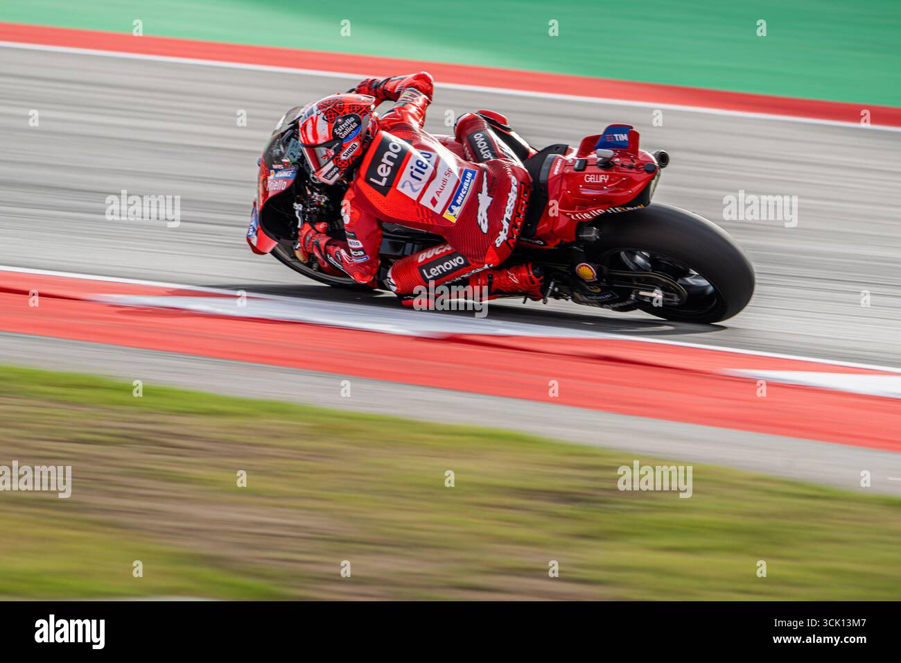 Barcelone, Espagne. Circuit de Barcelona Catalunya. 07 septembre 2025 jour de la course. Moto GP Marc Marquez (93) de Ducati Lenovo Team lors du MotoGP Gran Premi Monster Energy de Catalunya.MotoGP 5-6-7 Sep 2025, au circuit de Barcelona-Catalunya à Barcelone, Espagne. Banque D'Images