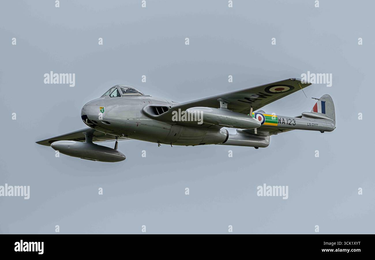 De Havilland DH.100 Vampire Banque D'Images