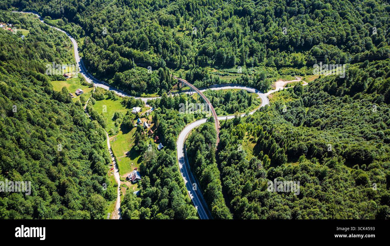 Paysage de Muranska Planina, Slovaquie Banque D'Images