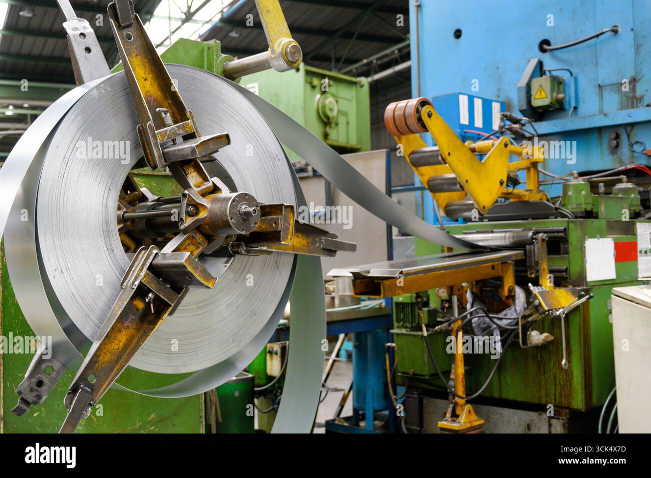 Intérieur d'une usine de métallurgie. Photo de haute qualité Banque D'Images