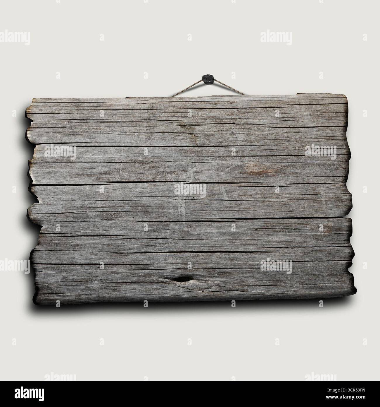 Une enseigne en bois rustique, idéale pour afficher des informations ou de la décoration. Banque D'Images Une enseigne en bois rustique, idéale pour afficher des informations ou de la décoration. Banque D'Images