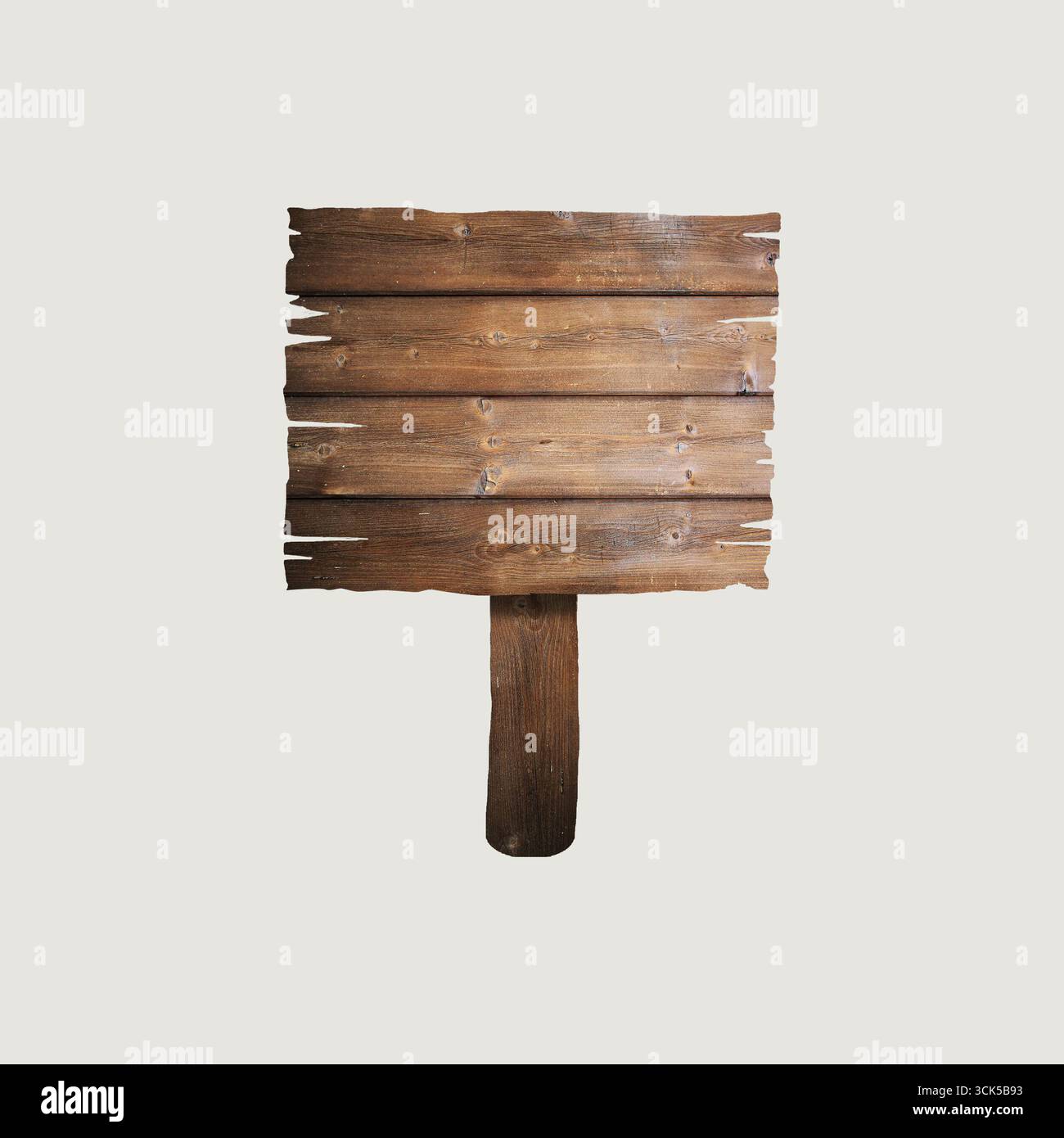 Une enseigne en bois avec un design simple, adapté à diverses fins de signalisation. Banque D'Images Une enseigne en bois avec un design simple, adapté à diverses fins de signalisation. Banque D'Images