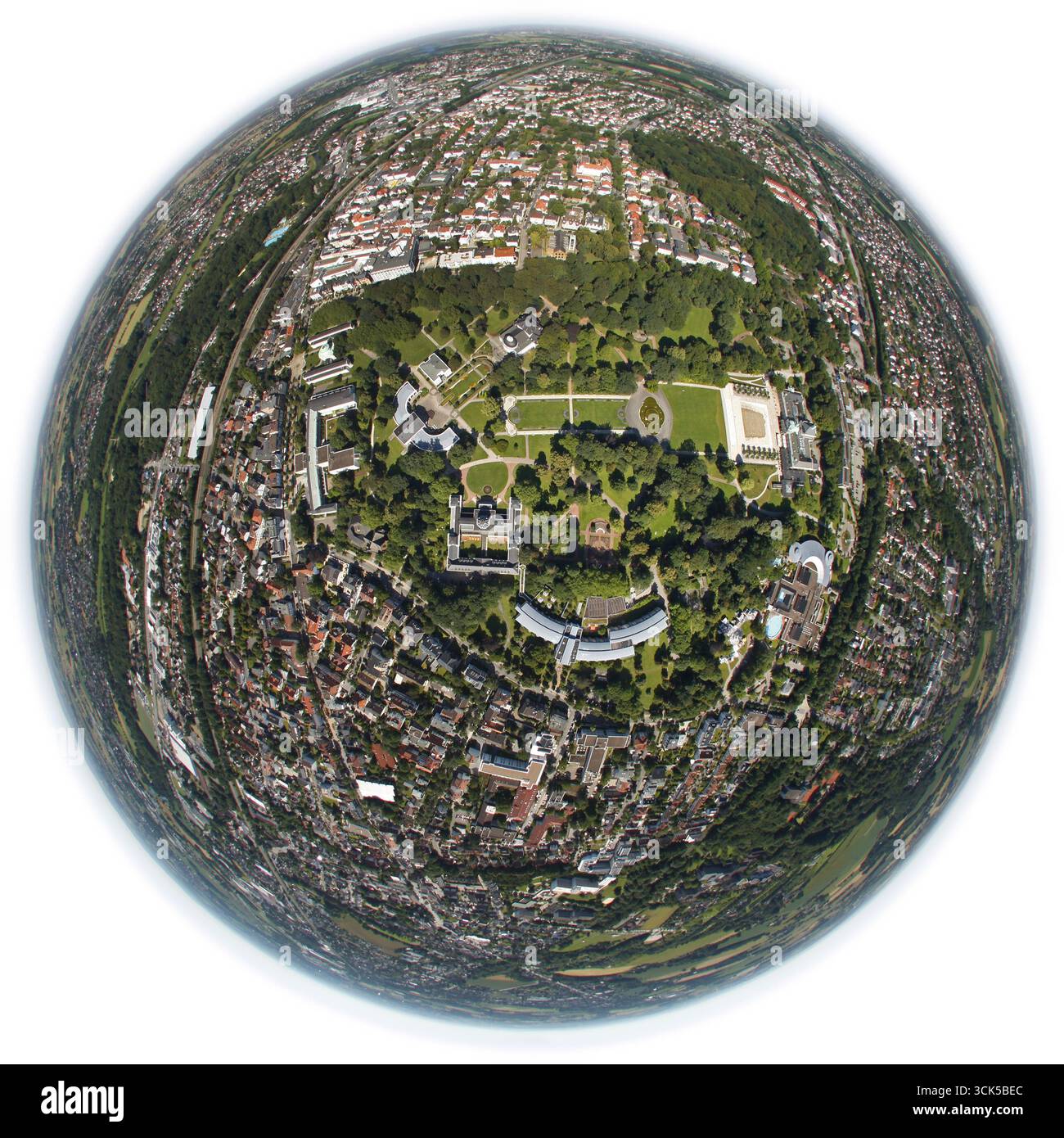 Lemgo, Westphalie orientale-Lippe, Westphalie orientale, Rhénanie-du-Nord-Westphalie, Allemagne, Europe, vue aérienne, vue plongeante, photographie aérienne, photo aérienne Banque D'Images