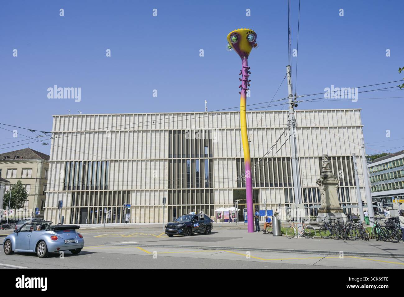 Kunsthaus, extension de Chipperfield, Heimplatz, Zurich, Suisse Banque D'Images