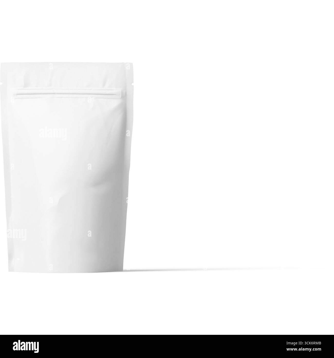 Un sac blanc Uni, généralement utilisé pour emballer divers produits. Banque D'Images