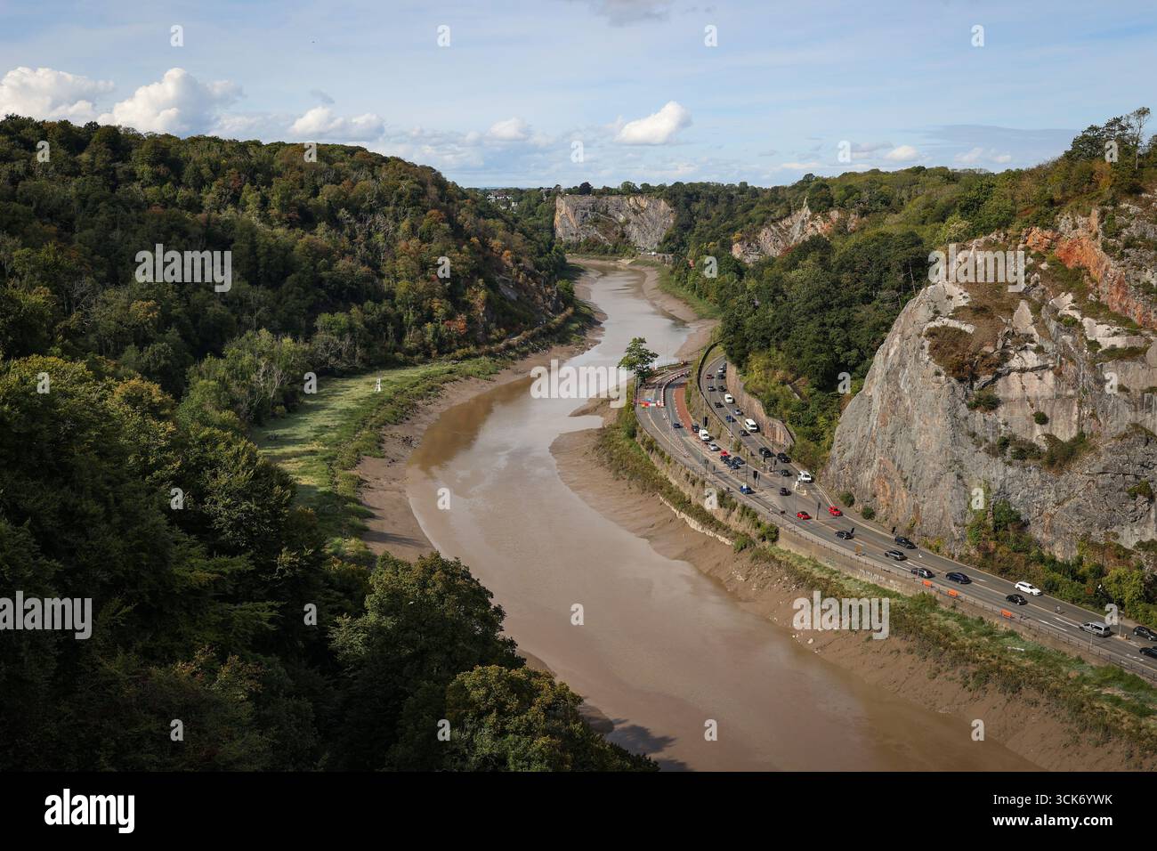 La gorge de la rivière Avon depuis le pont de Clifton, Bristol, Angleterre, Royaume-Uni Banque D'Images