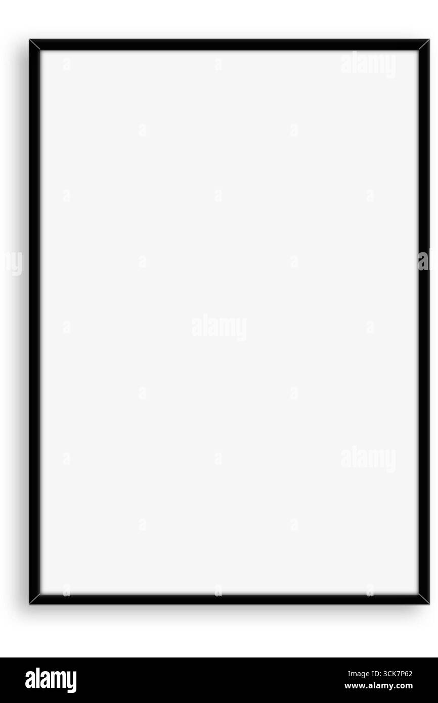 Un cadre photo vierge, suggérant un potentiel de créativité ou d'affichage. Banque D'Images