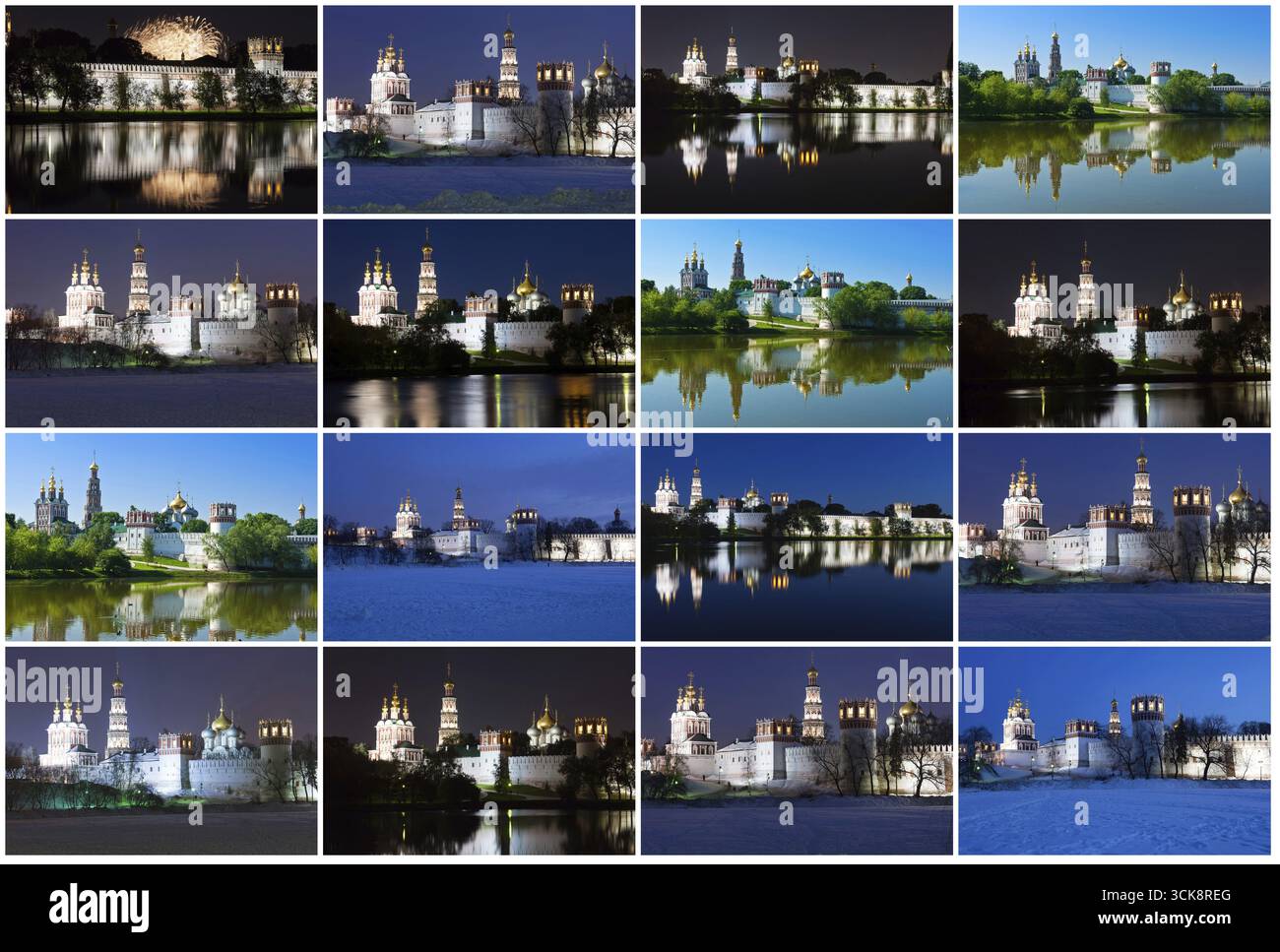 De belles photos de couvent Novodievitchi à Moscou, Russie Banque D'Images
