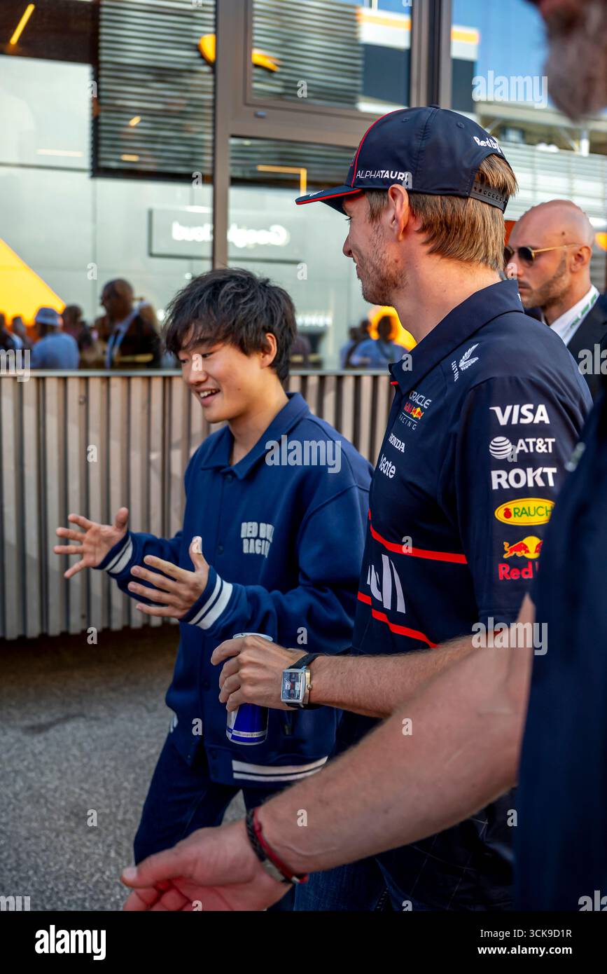 Monza, Italie, 06 septembre 2025, Yuki Tsunoda, du Japon, concourt pour Red Bull Racing. Les qualifications du Grand Prix d'Italie 2025, qui se déroulent à Monza, en Italie. Crédit : Michael Potts/Alamy Live News Banque D'Images