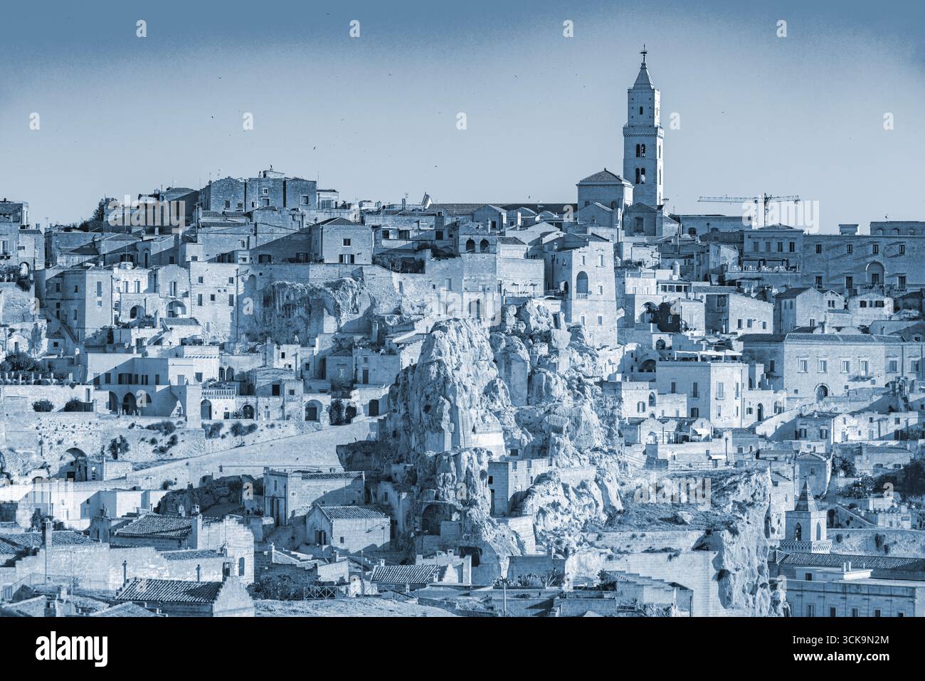 Matera dans la basilique sud de l'Italie Banque D'Images