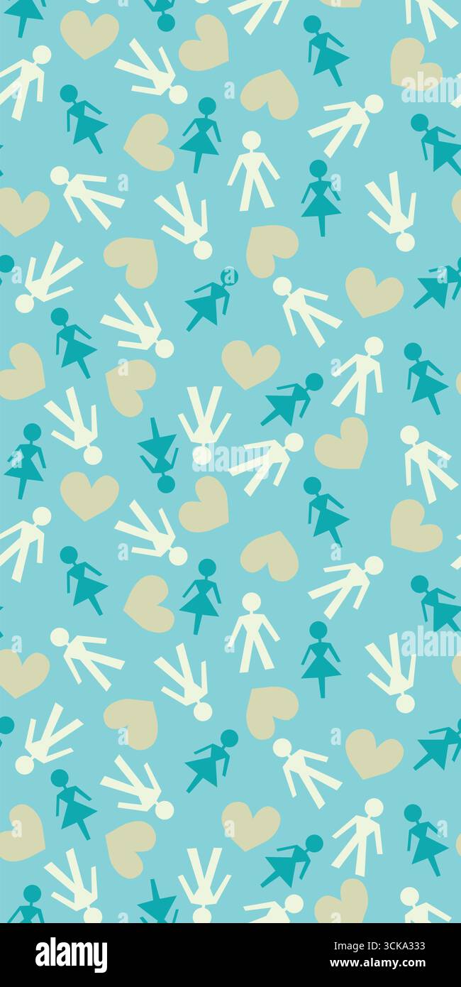 Motif sans couture moderne quotidien Illustration de Vecteur