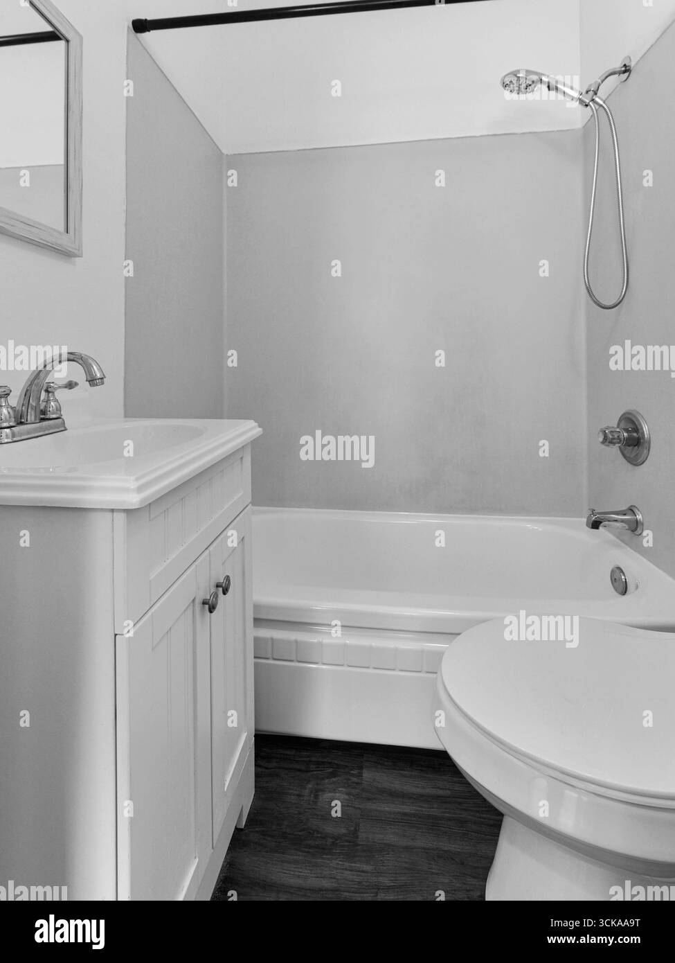 Salle de bains moderne et résidentielle Banque D'Images