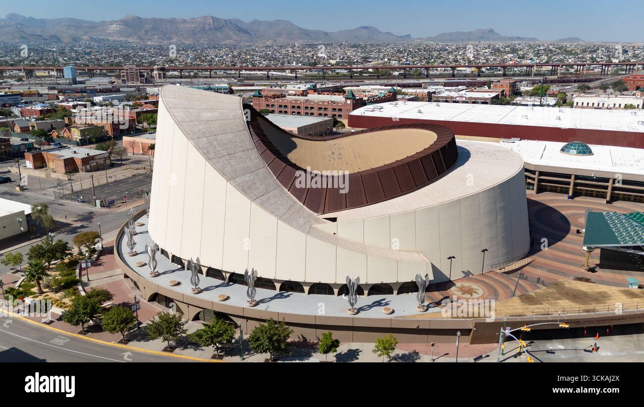 Abraham Chavez Theatre, Performing Arts, El Paso, Texas, États-Unis Banque D'Images