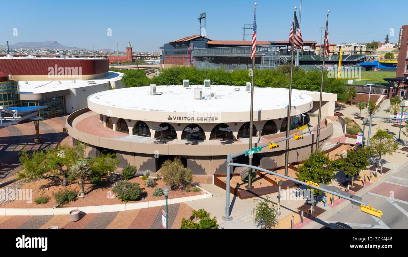 Visitez El Paso information Center, El Paso, Texas, États-Unis Banque D'Images